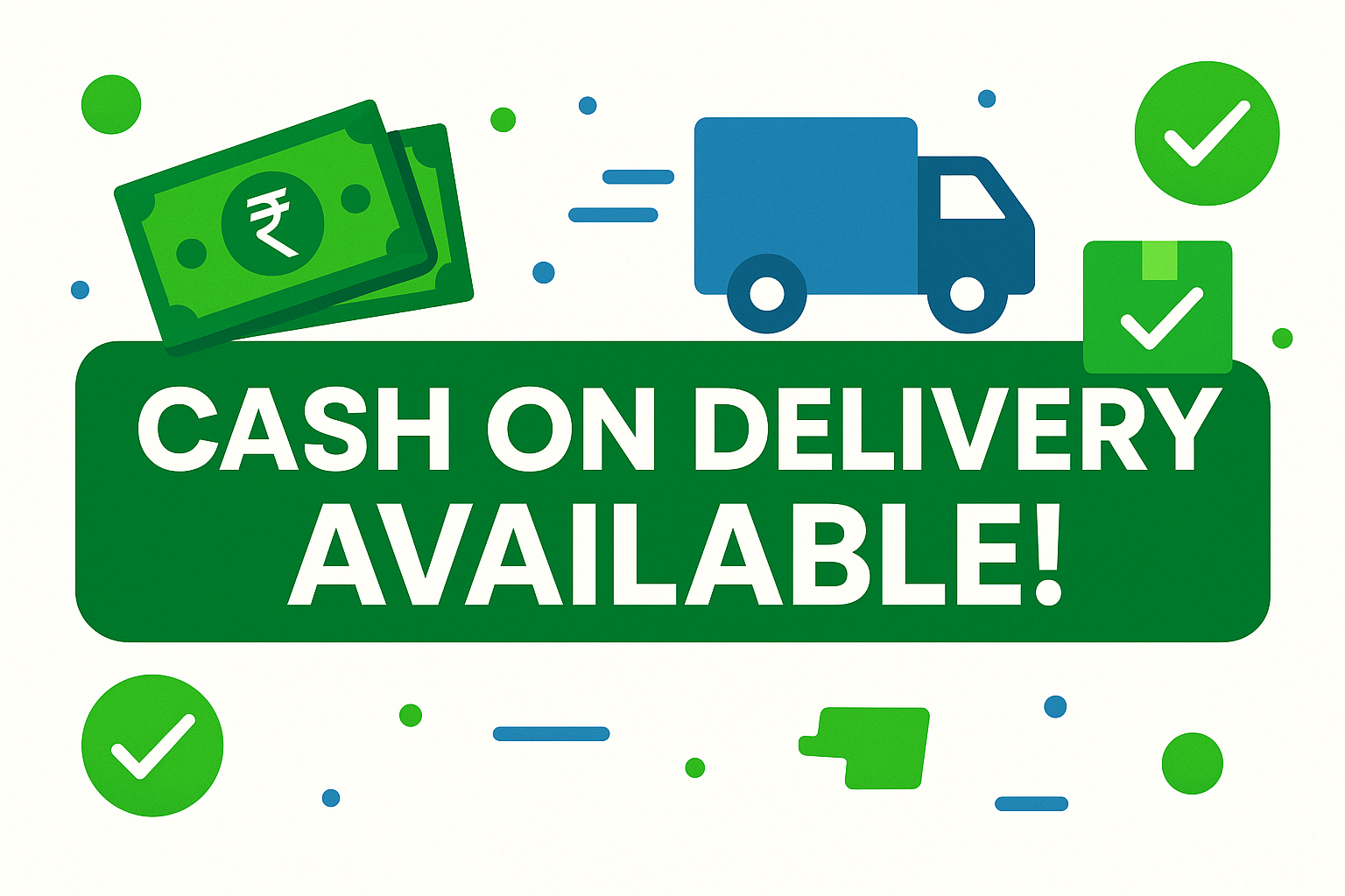 Cash on Delivery Available!