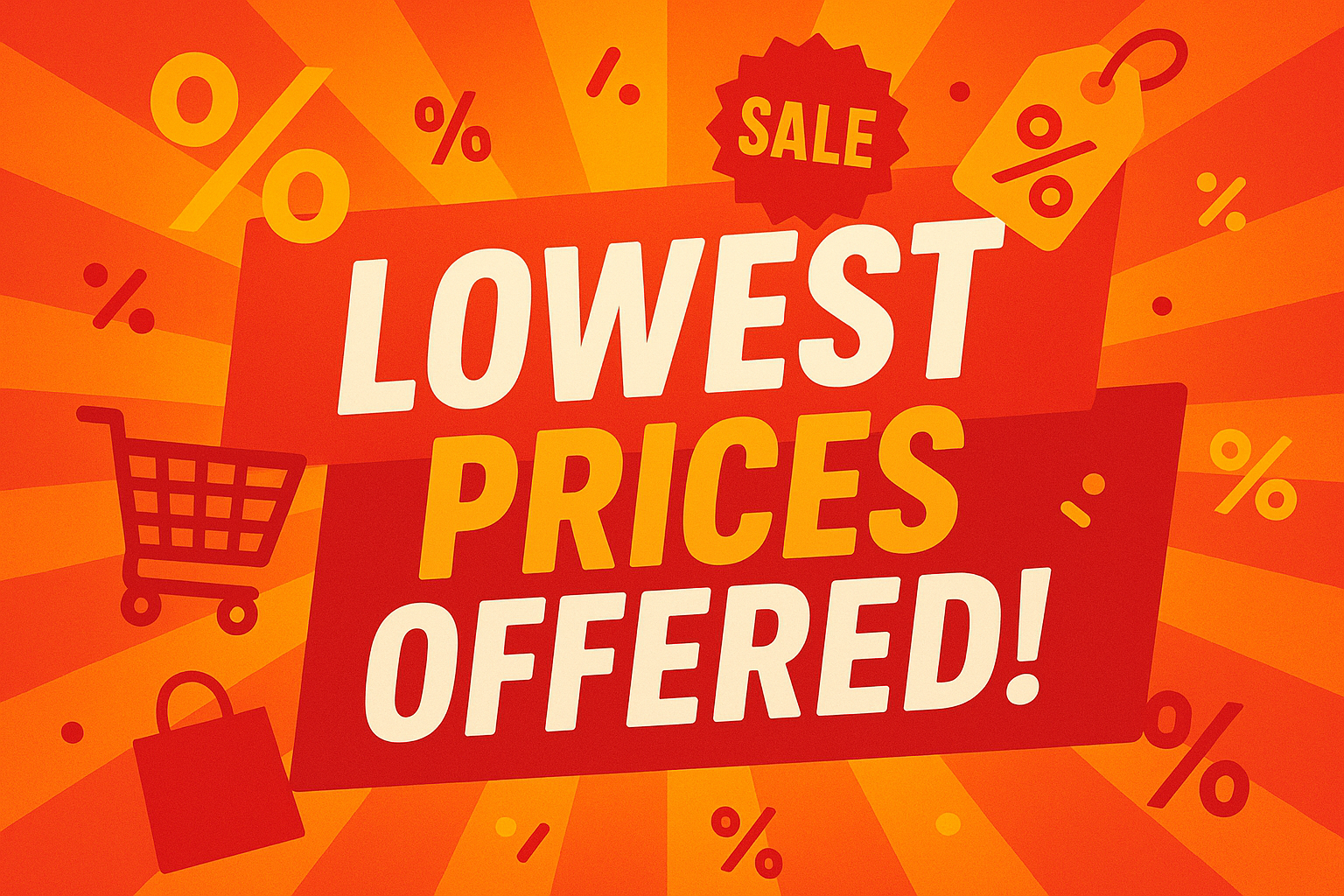 Lowest prices offered!